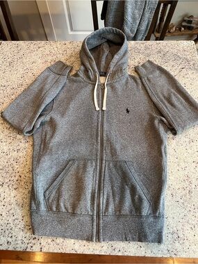 Polo Ralph Lauren Men's Signature Fleece Hoodie Ash Grey Heather Size Medium